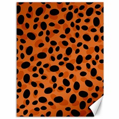 Orange Cheetah Animal Print Canvas 36  X 48  by mccallacoulture