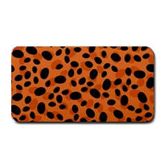 Orange Cheetah Animal Print Medium Bar Mats by mccallacoulture