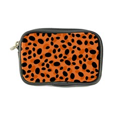 Orange Cheetah Animal Print Coin Purse by mccallacoulture