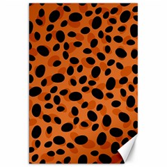 Orange Cheetah Animal Print Canvas 20  X 30  by mccallacoulture