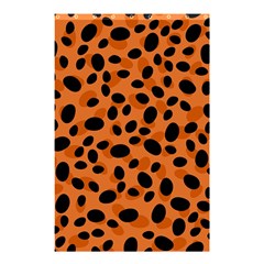 Orange Cheetah Animal Print Shower Curtain 48  X 72  (small)  by mccallacoulture