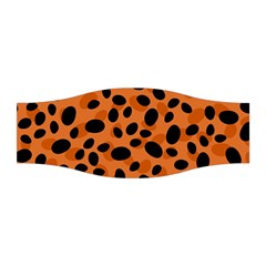 Orange Cheetah Animal Print Stretchable Headband by mccallacoulture