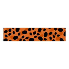 Orange Cheetah Animal Print Velvet Scrunchie by mccallacoulture