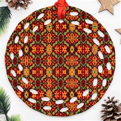 Rby 122 Round Filigree Ornament (Two Sides)