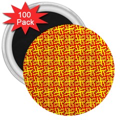 Rby-b-7-5 3  Magnets (100 Pack) by ArtworkByPatrick