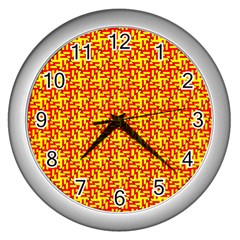 Rby-b-7-5 Wall Clock (silver) by ArtworkByPatrick