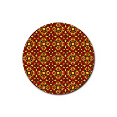 Rby-b-7-6 Rubber Round Coaster (4 Pack)  by ArtworkByPatrick