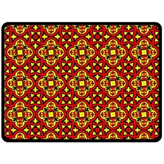 Rby-b-7-6 Fleece Blanket (large)  by ArtworkByPatrick