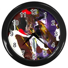 Wildfire 1 1 Wall Clock (black) by bestdesignintheworld