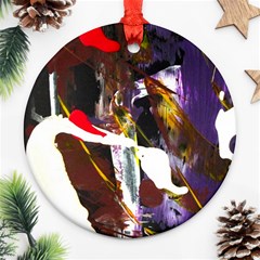 Wildfire 1 1 Round Ornament (two Sides) by bestdesignintheworld