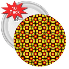 Rby-b-7-9 3  Buttons (10 Pack)  by ArtworkByPatrick