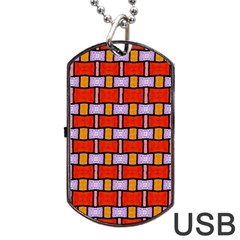 Abstract-q-9 Dog Tag Usb Flash (two Sides) by ArtworkByPatrick