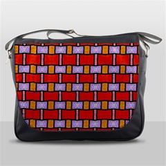 Abstract-q-9 Messenger Bag by ArtworkByPatrick