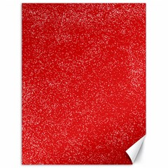 Modern Red And White Confetti Pattern Canvas 18  X 24  by yoursparklingshop