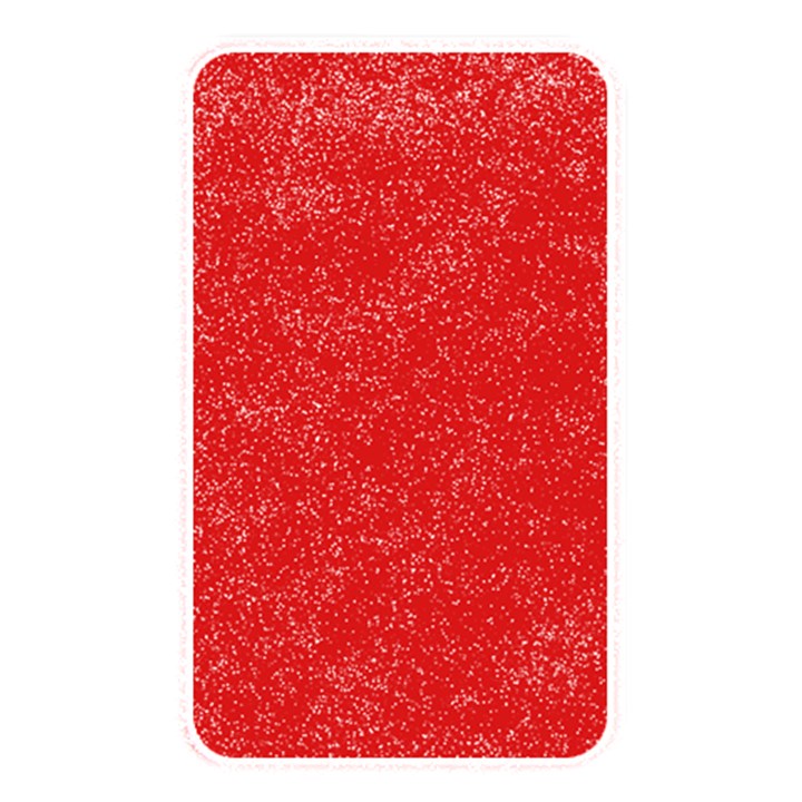 Modern Red And White Confetti Pattern Memory Card Reader (Rectangular)