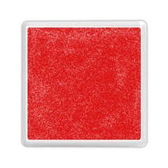 Modern Red And White Confetti Pattern Memory Card Reader (square) by yoursparklingshop