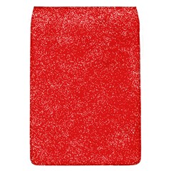 Modern Red And White Confetti Pattern Removable Flap Cover (l) by yoursparklingshop