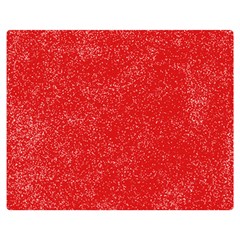 Modern Red And White Confetti Pattern Double Sided Flano Blanket (medium) 