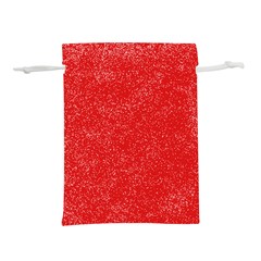 Modern Red And White Confetti Pattern Lightweight Drawstring Pouch (s)