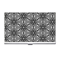 Black And White Pattern Business Card Holder