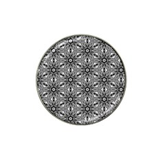 Black And White Pattern Hat Clip Ball Marker