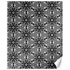 Black And White Pattern Canvas 16  X 20 