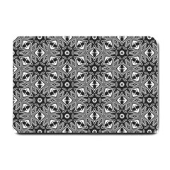 Black And White Pattern Small Doormat 