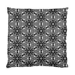 Black And White Pattern Standard Cushion Case (two Sides)