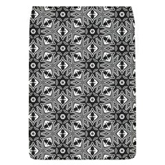 Black And White Pattern Removable Flap Cover (l)