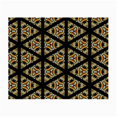 Pattern Stained Glass Triangles Small Glasses Cloth (2 Sides) by HermanTelo