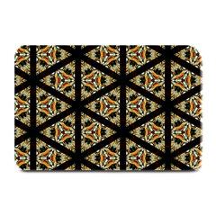 Pattern Stained Glass Triangles Plate Mats