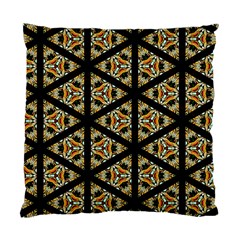 Pattern Stained Glass Triangles Standard Cushion Case (two Sides)