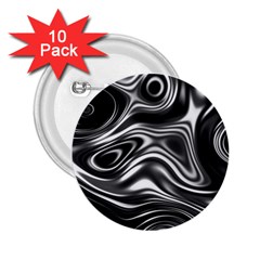 Wave Abstract Lines 2 25  Buttons (10 Pack)  by HermanTelo