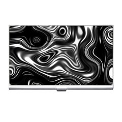 Wave Abstract Lines Business Card Holder