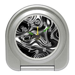 Wave Abstract Lines Travel Alarm Clock