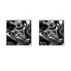 Wave Abstract Lines Cufflinks (square)