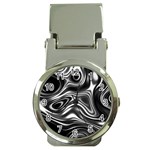 Wave Abstract Lines Money Clip Watches Front