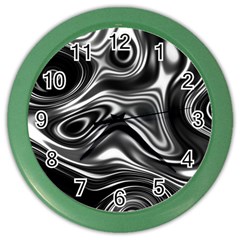 Wave Abstract Lines Color Wall Clock