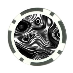 Wave Abstract Lines Poker Chip Card Guard (10 Pack)