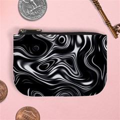 Wave Abstract Lines Mini Coin Purse