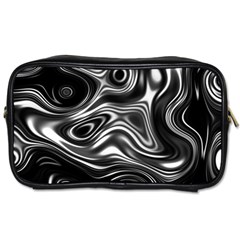 Wave Abstract Lines Toiletries Bag (one Side)