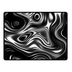 Wave Abstract Lines Fleece Blanket (small)