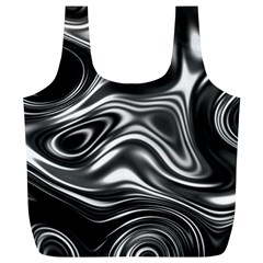 Wave Abstract Lines Full Print Recycle Bag (xl)