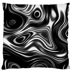 Wave Abstract Lines Standard Flano Cushion Case (two Sides)