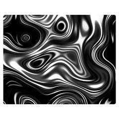 Wave Abstract Lines Double Sided Flano Blanket (medium) 