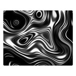 Wave Abstract Lines Double Sided Flano Blanket (Large)  80 x60  Blanket Front