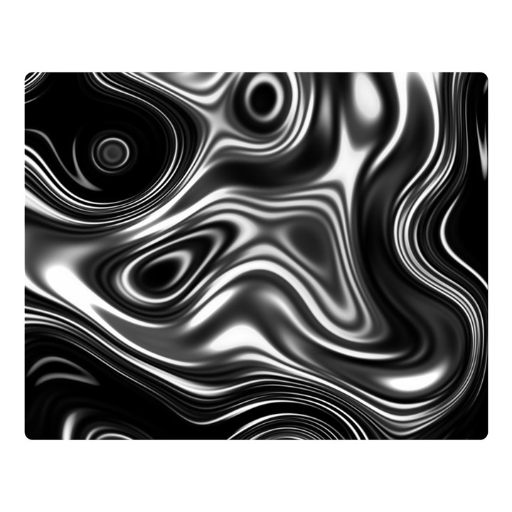 Wave Abstract Lines Double Sided Flano Blanket (Large) 