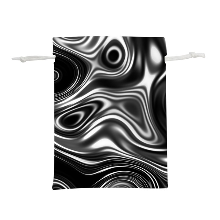 Wave Abstract Lines Lightweight Drawstring Pouch (S)