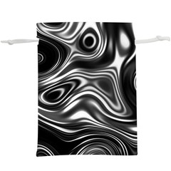 Wave Abstract Lines  Lightweight Drawstring Pouch (xl)