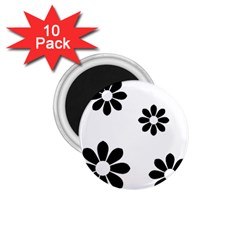 Land Of Flowers 1 75  Magnets (10 Pack)  by moonlightladybug